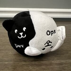 Dell Technologies Black and White Ying‎ Tang Dev OPS Plush